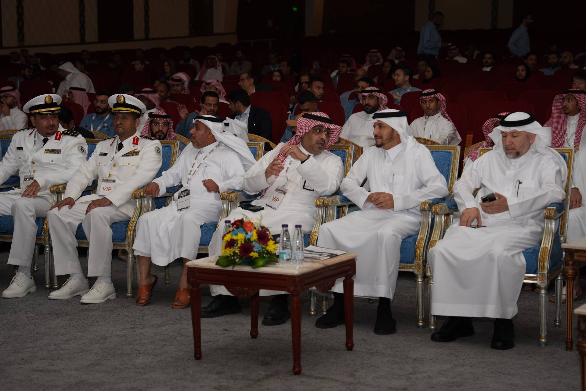 VIP guests seated in the auditorium
