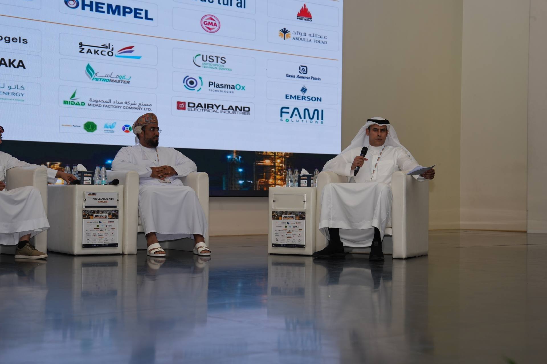 Panel discussion on stage