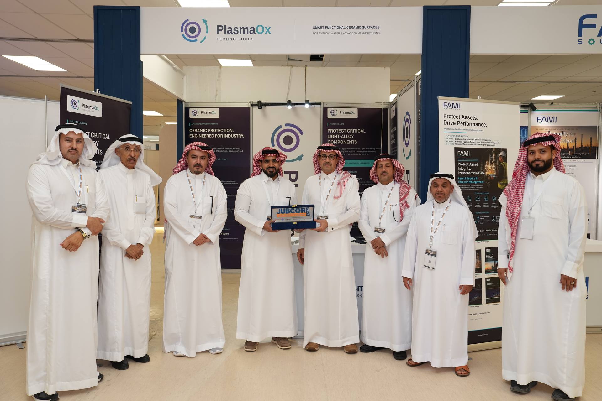 Exhibition hall visitors