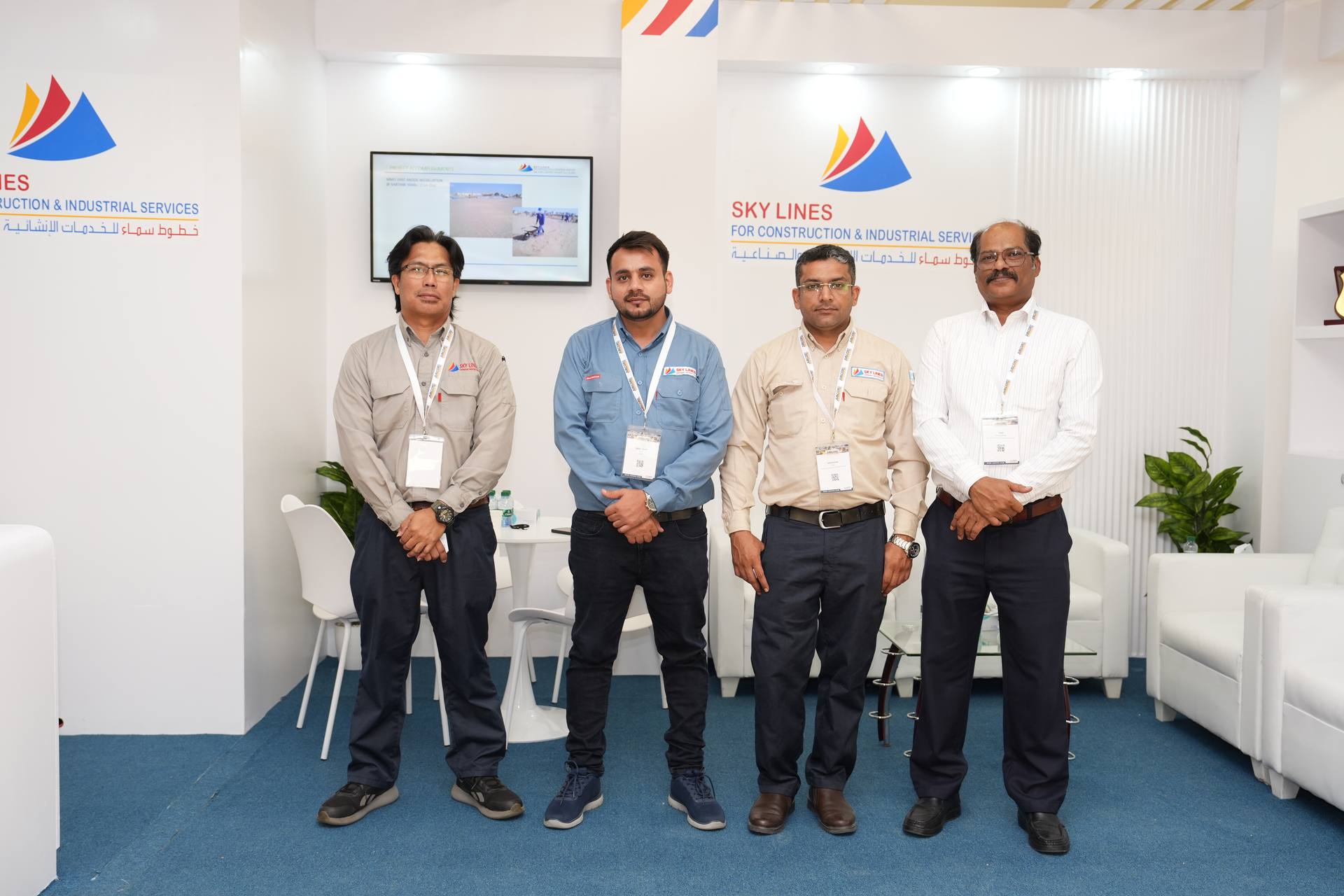 Exhibition hall visitors