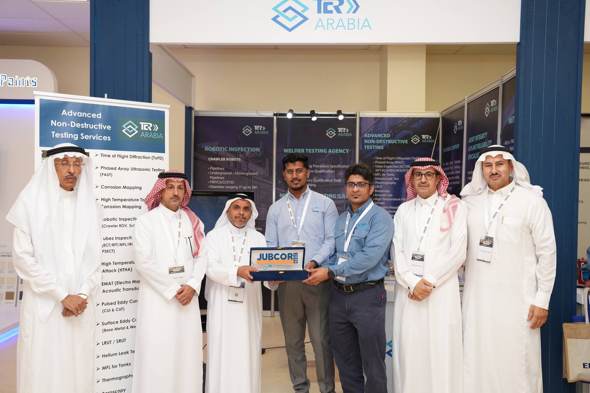 Exhibition hall visitors