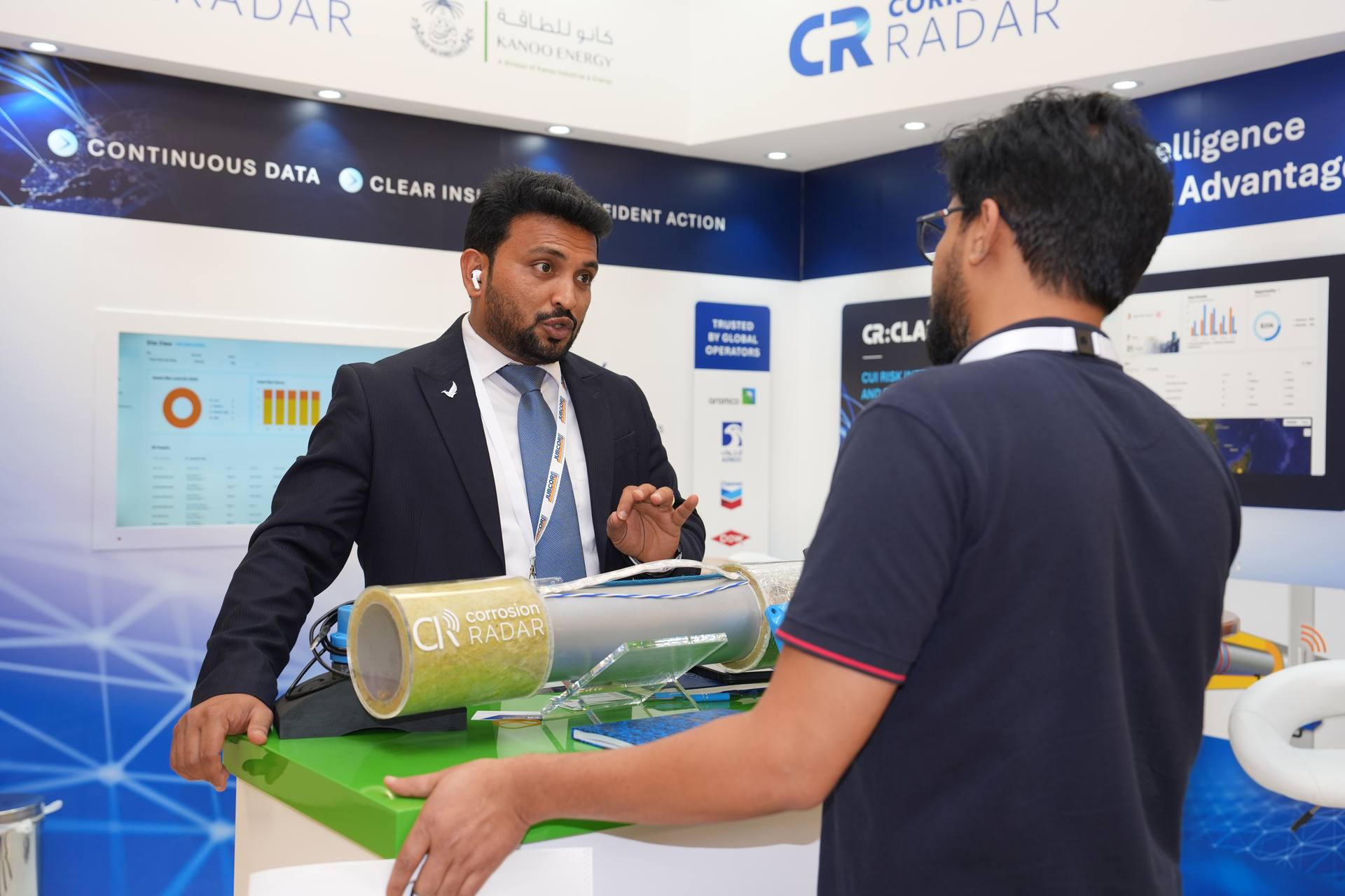Exhibition hall visitors